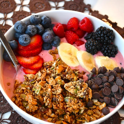 9oz Pack 3 Grandy Organics Dark Chocolate Coconola Granola, Certified Organic Gluten Free Granola, Grain Free