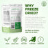 3.5 Jungle Powders Kiwi Fruit Powder Ounce Bag Freeze Dried Kiwi Smoothie Whole Fruit Juice Powder for Baking