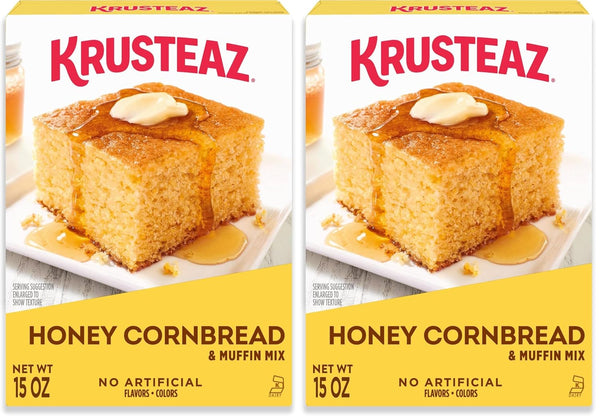 Krusteaz Honey Cornbread and Muffin Mix, No Artificial Flavors and No Artificial