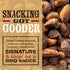 9 oz Rufus Teague Hot BBQ Honey Roasted Nuts Mix, Sweet & Spicy Almonds, Cashews & Pecans, Resealable Pouch (No