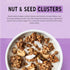 (3 8oz Purely Elizabeth Coconut Cashew Keto Granola, Made with Nuts and Seeds, Grain-Free, Gluten-Free, Non-GMO Ct