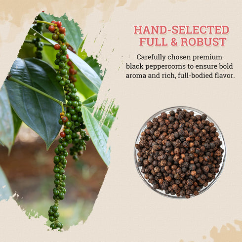 52USA 18 oz 39 oz, 2 Set Whole Black Peppercorns + Himalayan Pink Salt (Coarse Grain) Salt and Pepper Grinder, Black