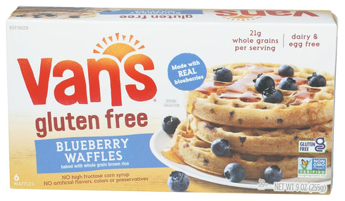 Vans Van's Frozen , Blueberry Waffle, 9 Oz