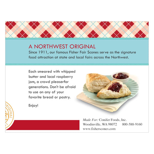 #1 12 Oz (pack 3) Fisher Fair Scone Raspberry Jam, Made with Real Raspberries as the Ingredient