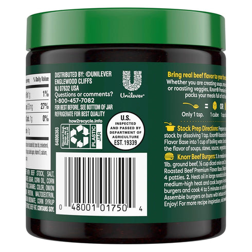 11oz Knorr Premium Flavor Base Roasted Beef Versatile & Easy to Use