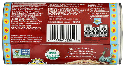 Immaculate Baking Co. IMMACULATE 17.5 OZ BAKING COMPANY Organic Cinnamon Rolls