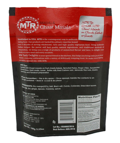 100G MTR Chaat Masala deliciou Tasty Delights