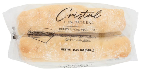 Euro Classic Imports Cristal Sandwich Roll 4 Count, 11.99 OZ
