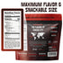 (6.5oz) MaxJerky Kansas City Sweet Heat Beef Stick Bites - High Protein Meat Snack - Spicy Beef Jerky Tender Bites