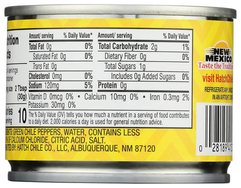 Hatch Farms 4 OZ HATCH CHILI COMPANY Mild Diced Chiles