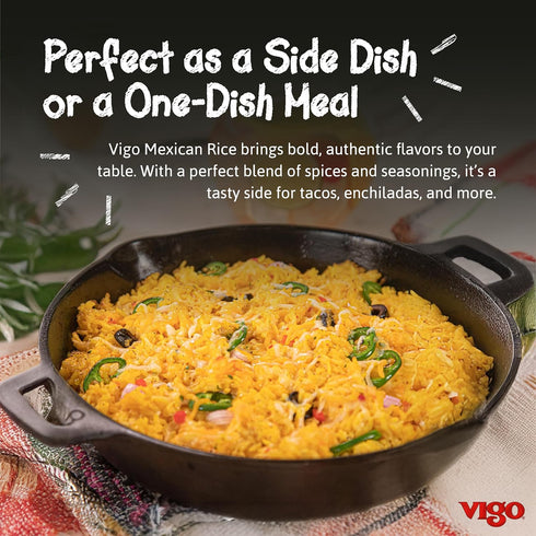 (8 (Pack 12)) Vigo Authentic Mexican Rice with Corn, No Fat Ounce