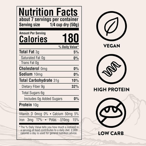 12 oz SIMPLi Regenerative Organic Certified Chickpeas, High in Fiber and Protein, Plant-Based Protein, Glyphosate-Free
