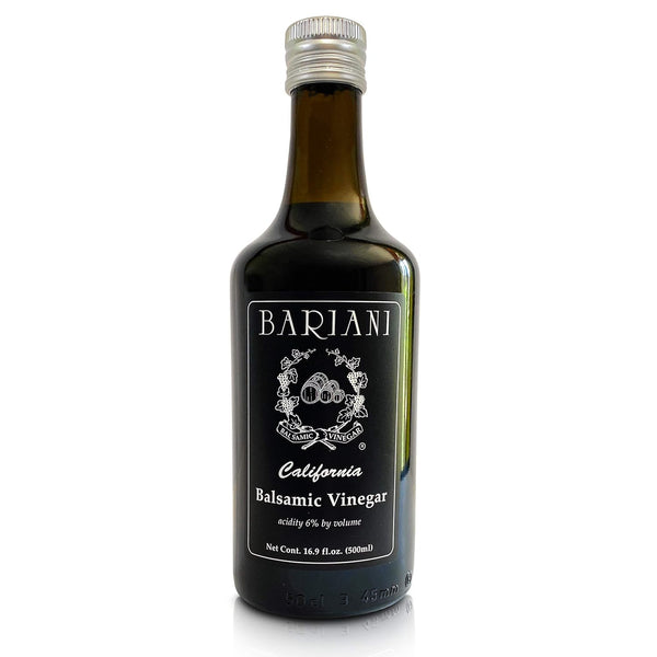 Bariani Organic Balsamic Vinegar of California 16.9 fl.oz - Natural and Semi-Sweet