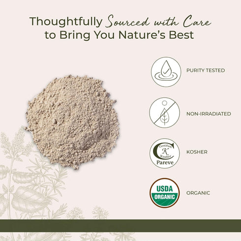 4 oz Starwest Botanicals Organic Slippery Elm Bark Powder - Traditional Herb for Tea & Recipes, Enjoy with Milk
