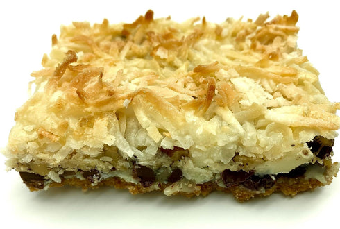 3-3.5 oz German Chocolate Bar! Red Door Bakery Homemade Dessert and Granola Bars with chocolate, coconut, and nuts!
