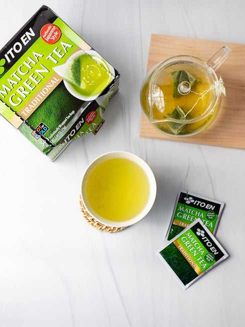 50 Count Ito En Traditional Matcha Green Tea Zero Calories, Caffeinated