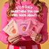12 50g FUNDAY Sour Peach Hearts x Bags No Sugar Added Gluten-Free Sour Candy with Natural Flavors & Prebiotic Fiber