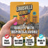 (3 5-Pack) Louisville Jerky Co. Sweet & Smoky Carolina Mustard BBQ Vegan Jerky, Plant Based Protein Snack Ounce, Smoky