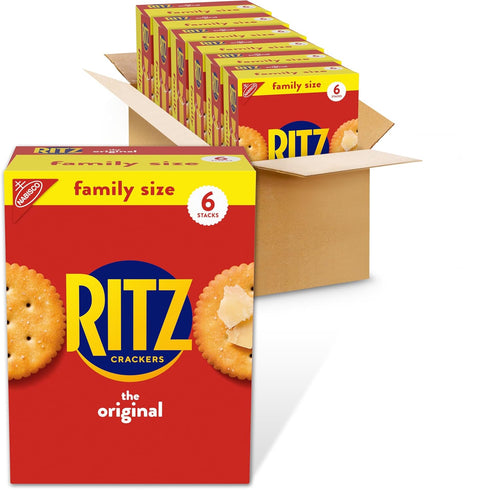 RITZ Original Crackers, Snacks for Kids and Adults, Bulk Lunch Snacks, Family