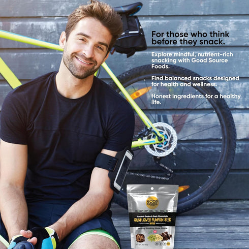 3 Pack, 3 oz, Good Source Snacks Dark Chocolate Bites & Ancient Grains, Sample Variety Cranberry Hemp, Blueberry