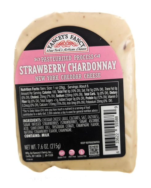 Generic Yancey's Fancy Strawberry Chardonnay 7.6 oz (Pack of 2)