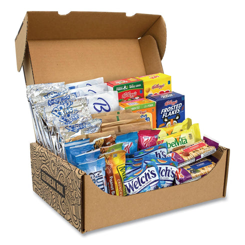 Snack Box Pros Break Box Breakfast Snack Mix, Assorted, 41/Box (700-S0002)