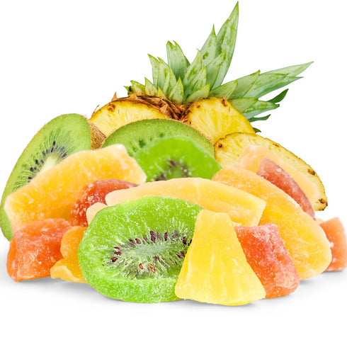 Tropical Mixed Dried Fruit Chunks by It's Delish, 2 lbs Bulk |