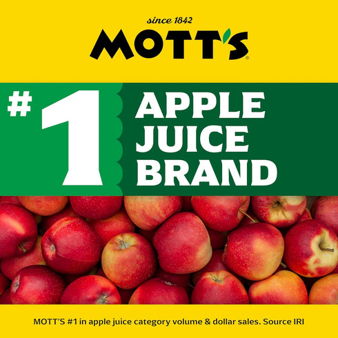 100% 64 Oz (Pack 8), 2 100% Mott's Original Apple Juice, Fl Bottle Of Servings Of Fruit Per Cup, Fruit Juice