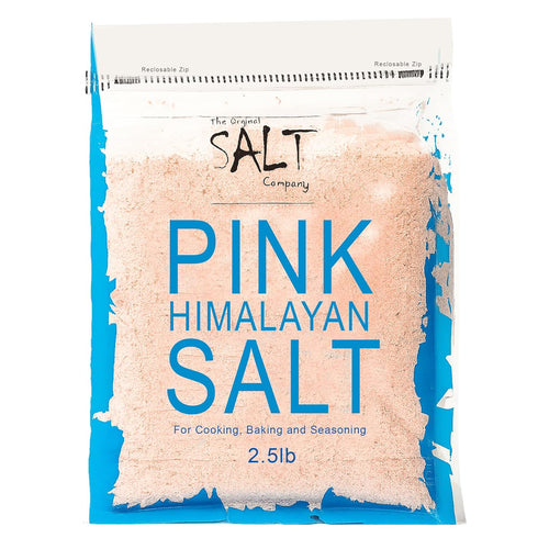 The Original Salt Company Pink Himalayan Salt, 100% organic, kosher, fine grain,