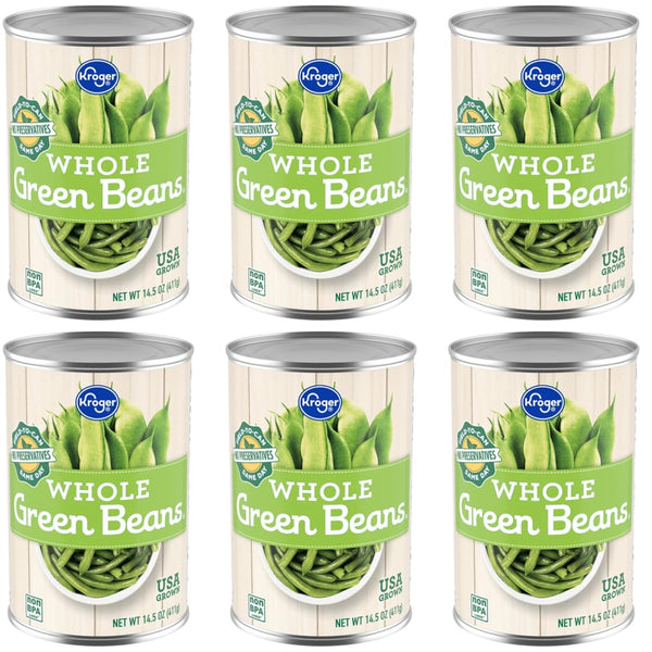 Generic Whole Green Beans 14.5 oz (6 PK)