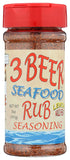 3 Beer Seafood Rub W/Lemon, 5 OZ