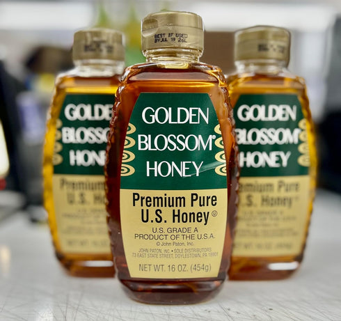 Generic Golden Blossom Premium pure U.S. Honey 16oz Pack of 3