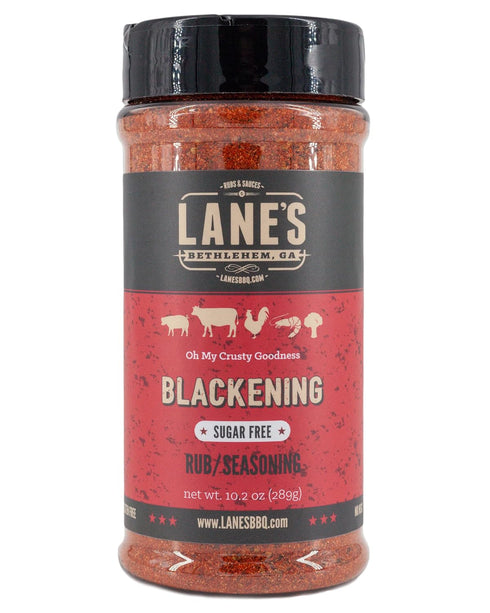 Lane's Blackening Seasoning for Fish, 10.2 oz - Handcrafted for Chicken, Beef, Seafood & Steak