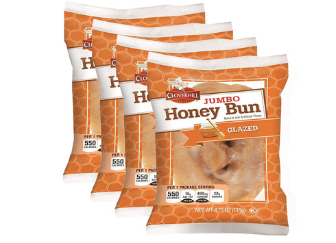 Cloverhill Pack: 16 Count Bakery Ultimate Honey Bun Variety Includes Big Texas, Chocolate, Iced and Glazed