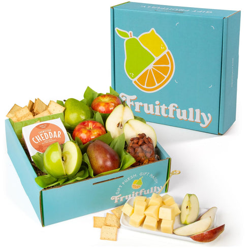 Golden State Fruit Sympathy Fruit and Cheese Gift Box