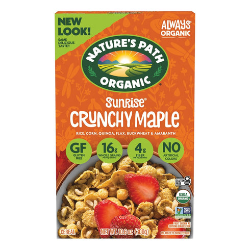 Nature's Path Organic Sunrise Crunchy Maple Cereal, 10.6 oz (Pack of 1),