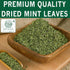 2 Oz Spices Village Mint Leaves, - Fresh Dried Spearmint Herbs, Crushed Mint Spice Great for Loose Leaf Tea, Dry Mint