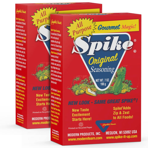 Spike Original Gourmet Magic Seasoning Salt Blend, 7 Oz (Pack of 2) - All-Purpose Seasoning