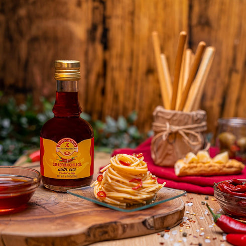 Authentic Calabrian Chili Pepper Infused Olive Oil