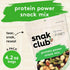 4.2 oz 6 Pack Snak Club Protein Power Snack Mix with Peanuts, Roasted Edamame, Dried Cranberries, Pumpkin Seeds