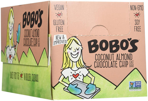 Bobo's Oat Bars Coconut Chocolate Almond - 3 oz - 12 Pack