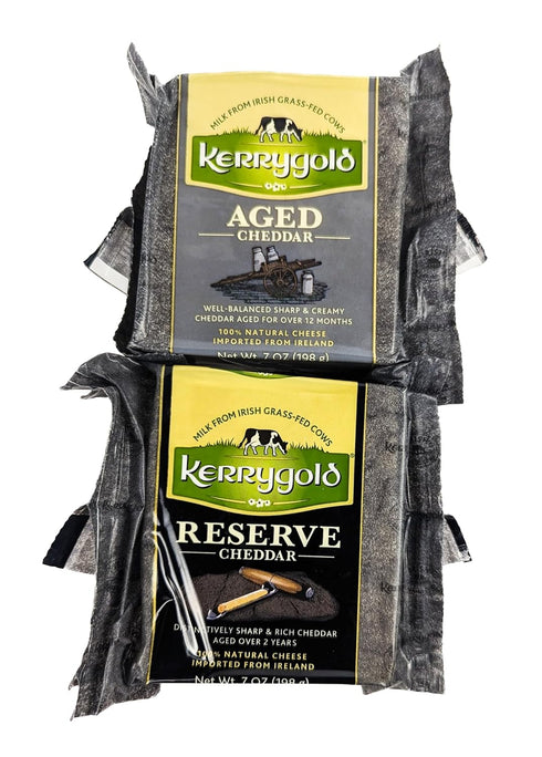 Generic Aged Cheddar & Reserve Cheddar Cheese, Imported Irish Cheddar Made with Grass-Fed