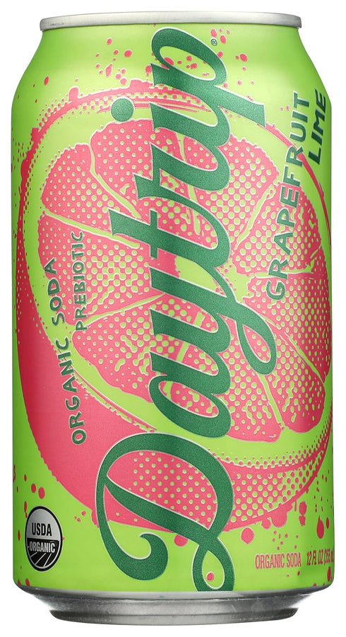 Daytrip, Grapefruit Lime Prebiotic Soda, 12 Fl Oz