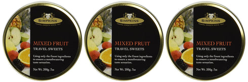 Simpkins Mixed Fruit Travel Sweets- .7 oz x 3 pack