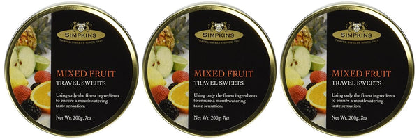 Simpkins Mixed Fruit Travel Sweets- .7 oz x 3 pack