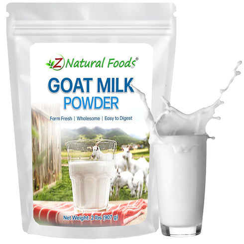 Z Natural Foods Goat Milk Powder - Pure Netherlands Full Cream Milk,