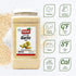 9.5 Badia Garlic Salt, Pound Perfect for Cooking, Grilling & Marinades, Premium Quality, Food Service Size