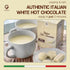 10 Packets Italian White Hot Chocolate Sweet & Creamy Cocoa Drink Mix - Authentic Made in Italy - Festive Hot Cocoa