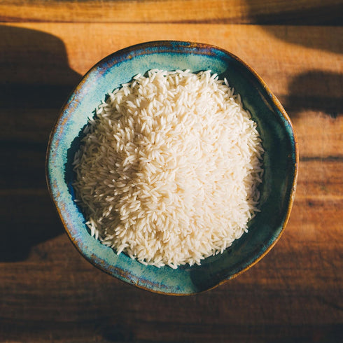 5 lbs Banyan Botanicals White Basmati Rice Organic & Pure Basmati Rice for Cooking Healthy Meals and Making Kitchari