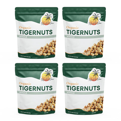 Skyland Kitchen Organic Whole Tigernuts, Nut-Free, Raw Snack, Gluten-Free, Vegan, Paleo Friendly, High Fiber,